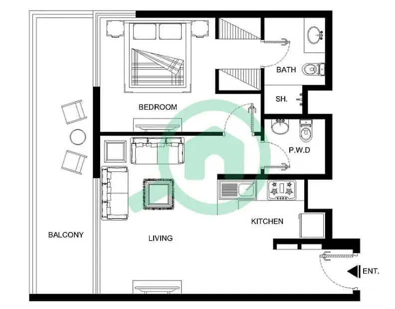 Beautiful 1 Bedroom In Mbr Perfect For 4 Dubai